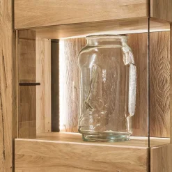 Vitrine aus Wildeiche geölt - Slaraduva