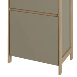 Vitrine in Eukalyptus und Eiche Optik - Promo