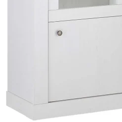 Vitrine in weißer Holzoptik Pinie - Liancos