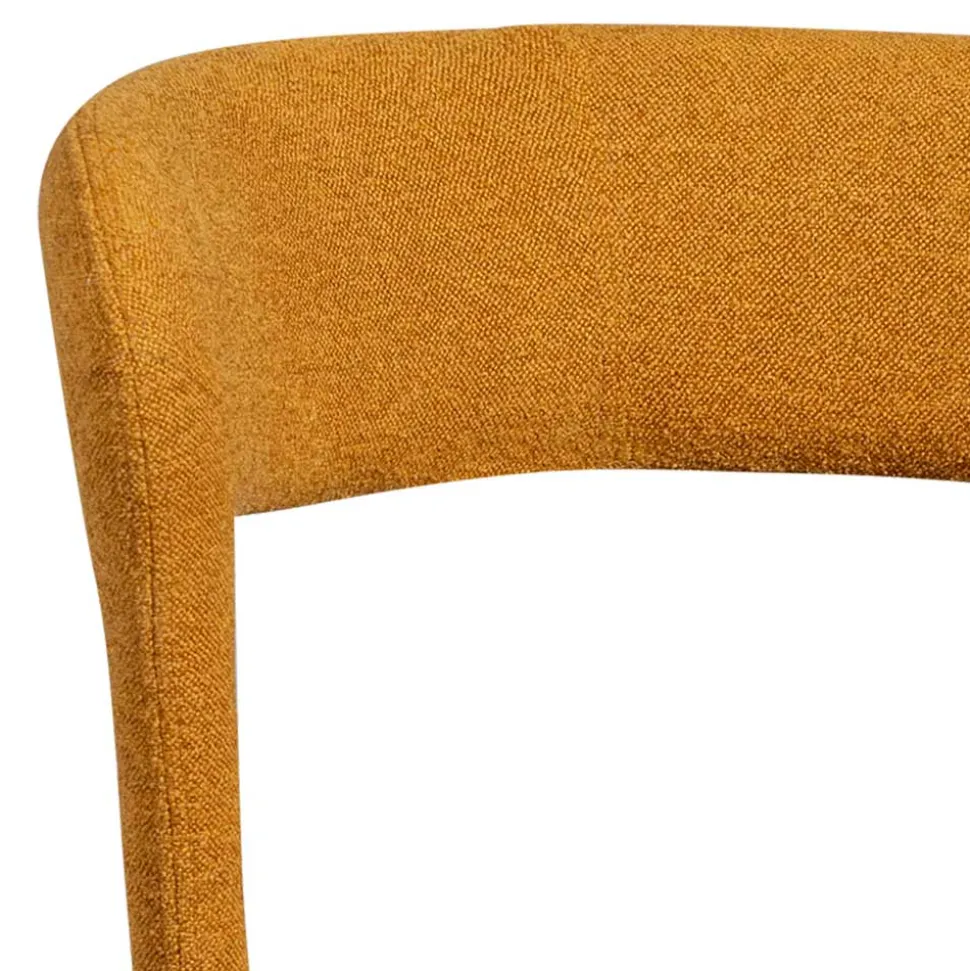 Vollständig gepolsterte Stühle in Gelb - Posky (2er Set)