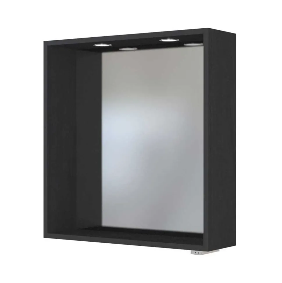 Wand Bad Möbel Kombi in Grau - Estregos (sechsteilig)