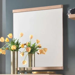 Wand Flur Spiegel in Eiche Bianco - Arkadiuz