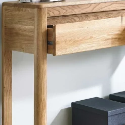 Wand Konsolentisch Uvinessa aus Wildeiche massiv geölt