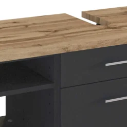 Wand Waschbecken Unterschrank 90x41 cm - Estregos