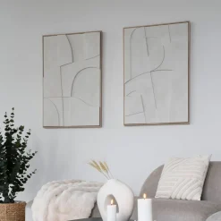 Wandbild mit abstraktem Relief - Clause