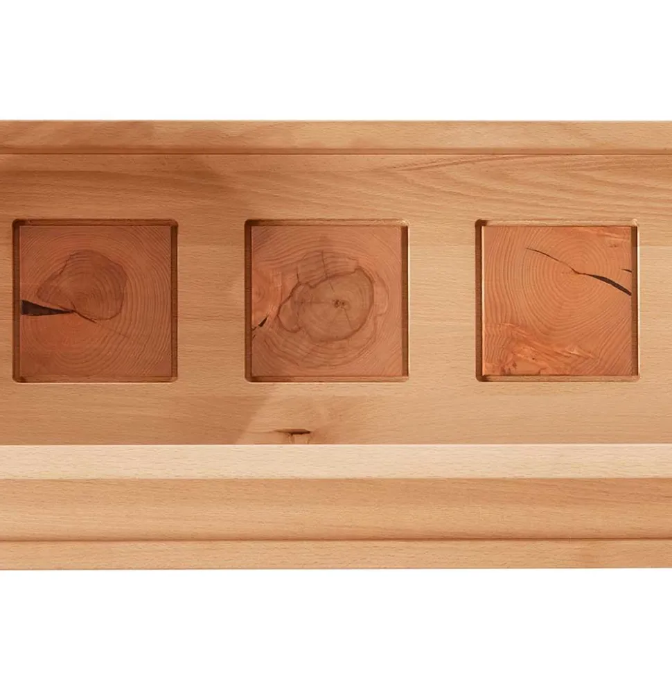 Wandboard aus geöltem Kernbuche Massivholz - Sarosca