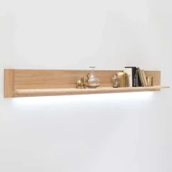 Wandboard in 180cm Breite Pontros mit Eiche Bianco Furnier