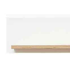 Wandboard in Weiß und Wildeiche Optik - Niam