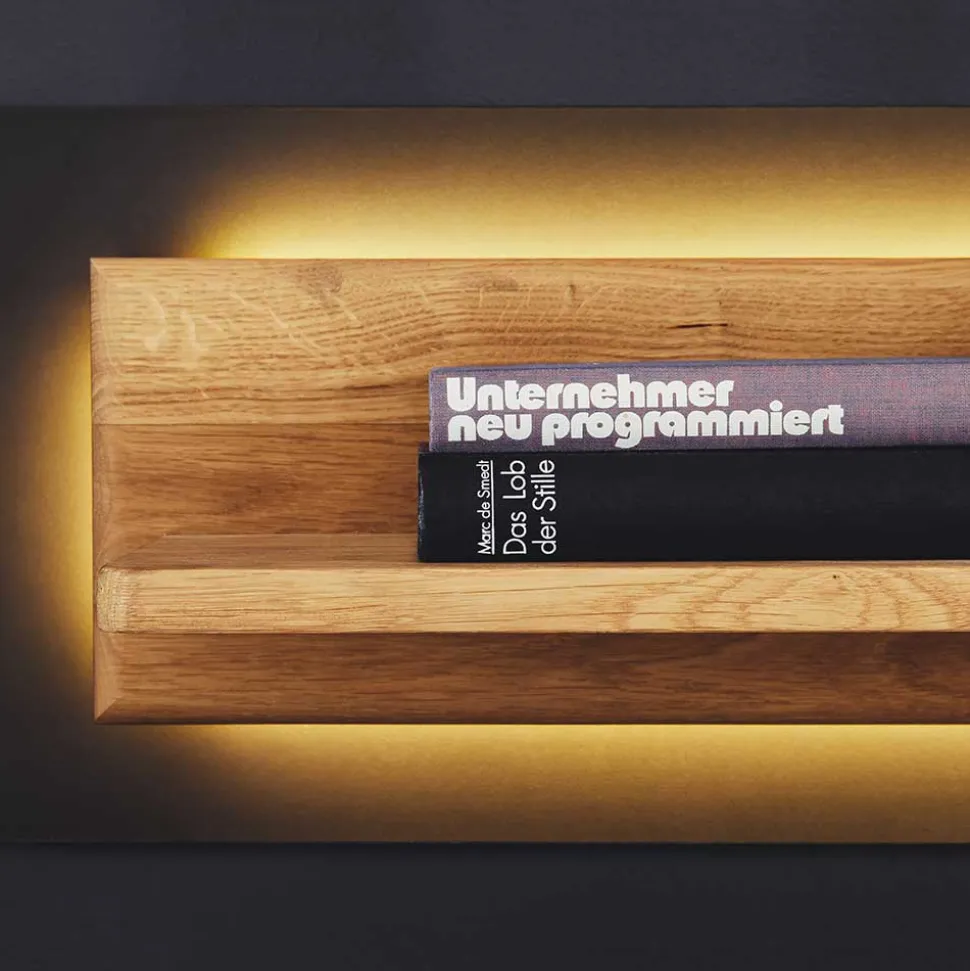 Wandboard in Wildeiche & Anthrazit - Flacona