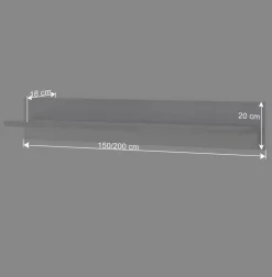 Wandboard mit LED Beleuchtung - Tirol