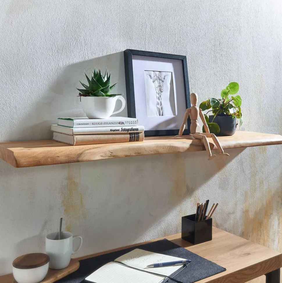 Wandboard mit Naturkante in 6 Breiten - Elmin