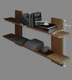 Wandboard Mosniak mit 2 Ablagen