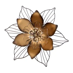 Wanddekoration aus Metall Blüte - Vien