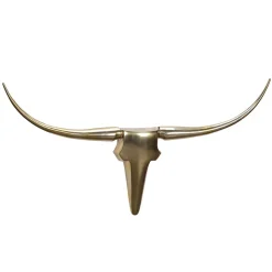 Wanddekoration Stier Kopf in Gold - Fantast