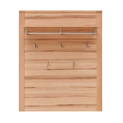 Wandgarderobe - 90x110x29 cm in Kernbuche - Viktorion