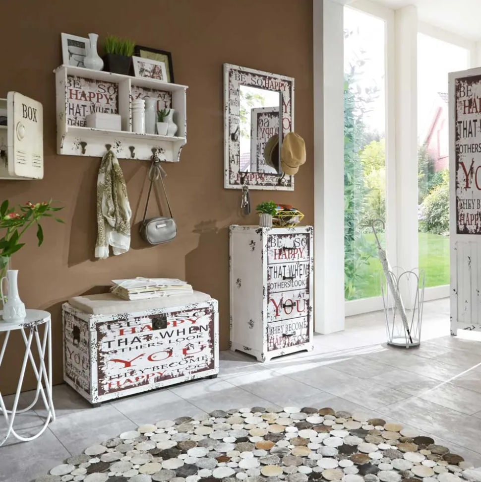 Wandgarderobe Esther im Shabby Chic Look