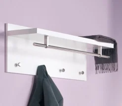 Wandgarderobe Gestina in Weiß