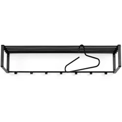 Wandgarderobe mit 7 Kleiderhaken & Hutablage - Satroni