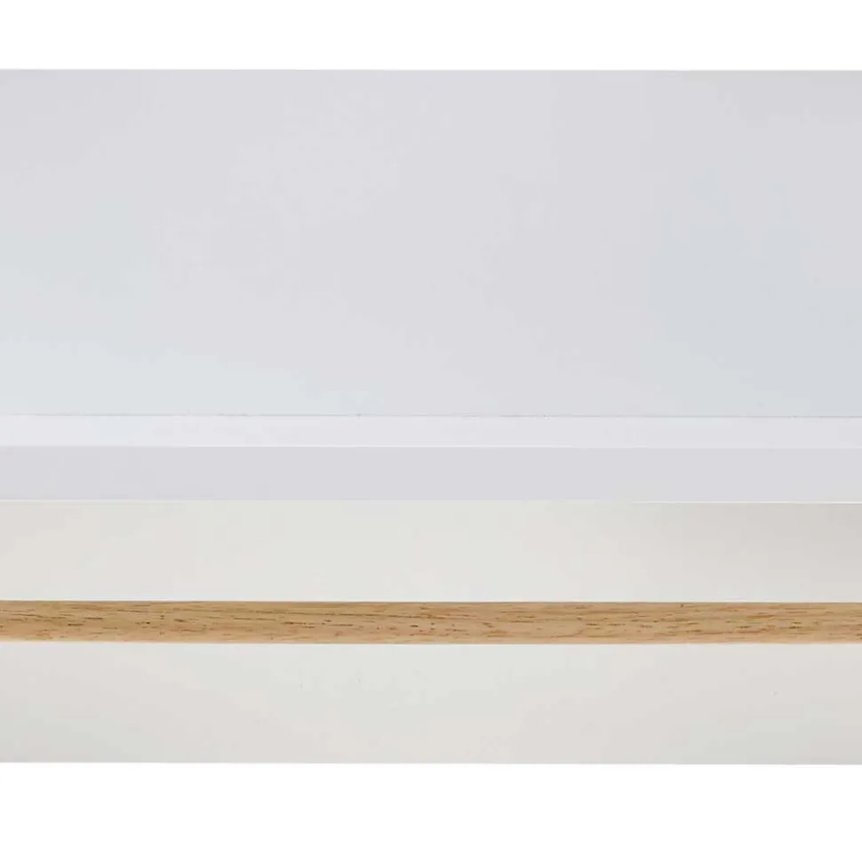 Wandgarderobe mit Ablageboden & Holzstange - Catia