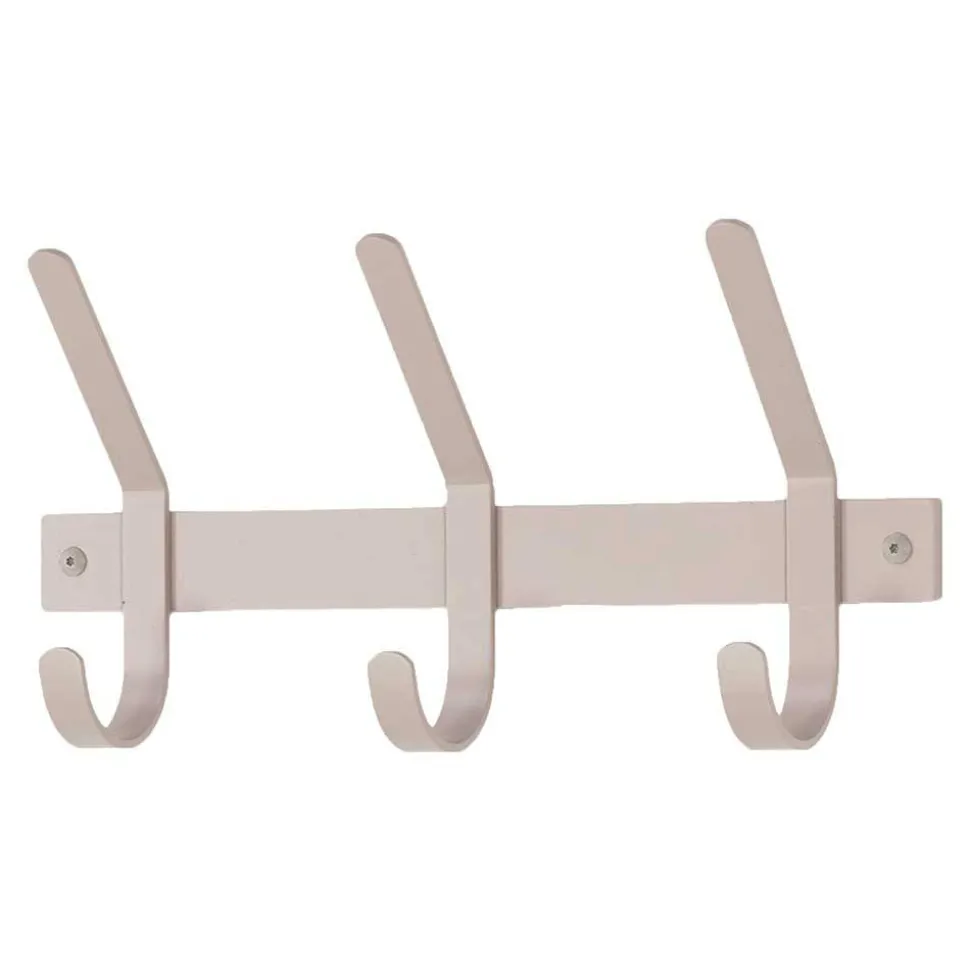 Wandgarderobe mit drei Doppelhaken - Contrage