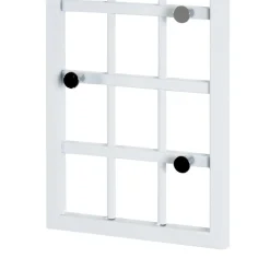 Wandgarderobe Rawy in Weiß