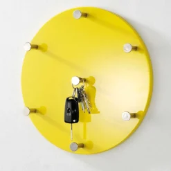 Wandgarderobe Sanja in Gelb Hochglanz