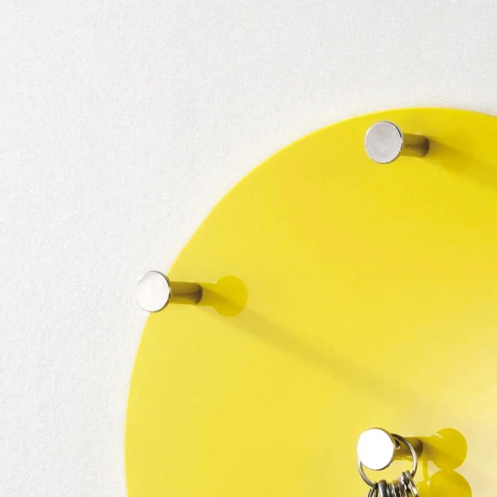 Wandgarderobe Sanja in Gelb Hochglanz