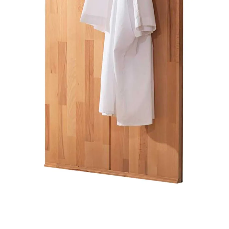 Wandgarderoben Paneel Coestra aus Kernbuche Massivholz