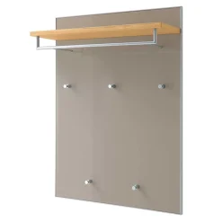 Wandpaneel Garderobe Diecca in Taupe