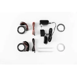 Wandregal in Weiß und Schwarzgrau - Loazin