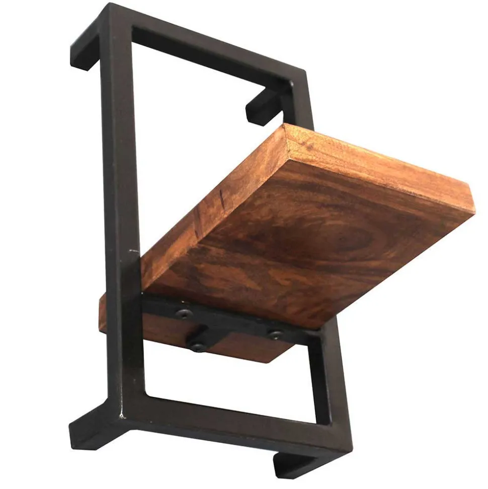 Wandregal Kombination mit Flaschenablagen - Filurina (fünfteilig)