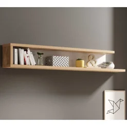 Wandregal mit Rückwand modern - Milvara