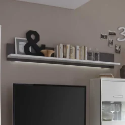 Wandregal Tacroma mit LED Beleuchtung