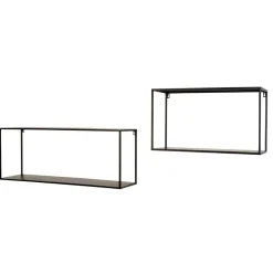 Wandregale ohne Rückwand Set - Krona (zweiteilig)