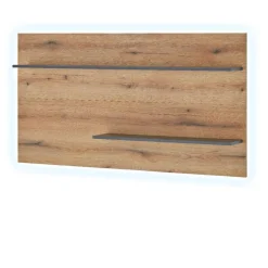 Wandregal-Paneel in Wildeiche Optik und Anthrazit - Colomania