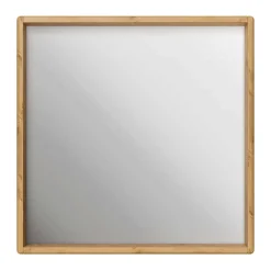 Wandspiegel in Quadratisch mit Holzrahmen - Etvina