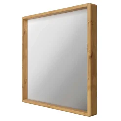 Wandspiegel in Quadratisch mit Holzrahmen - Etvina
