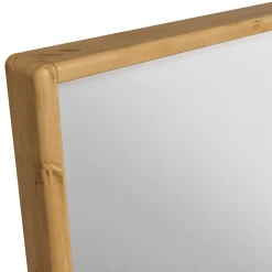 Wandspiegel in Quadratisch mit Holzrahmen - Etvina