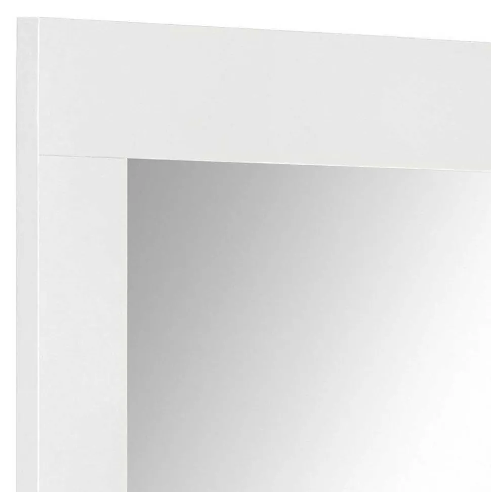 Wandspiegel in Weiß mit Ablage - Gorgona