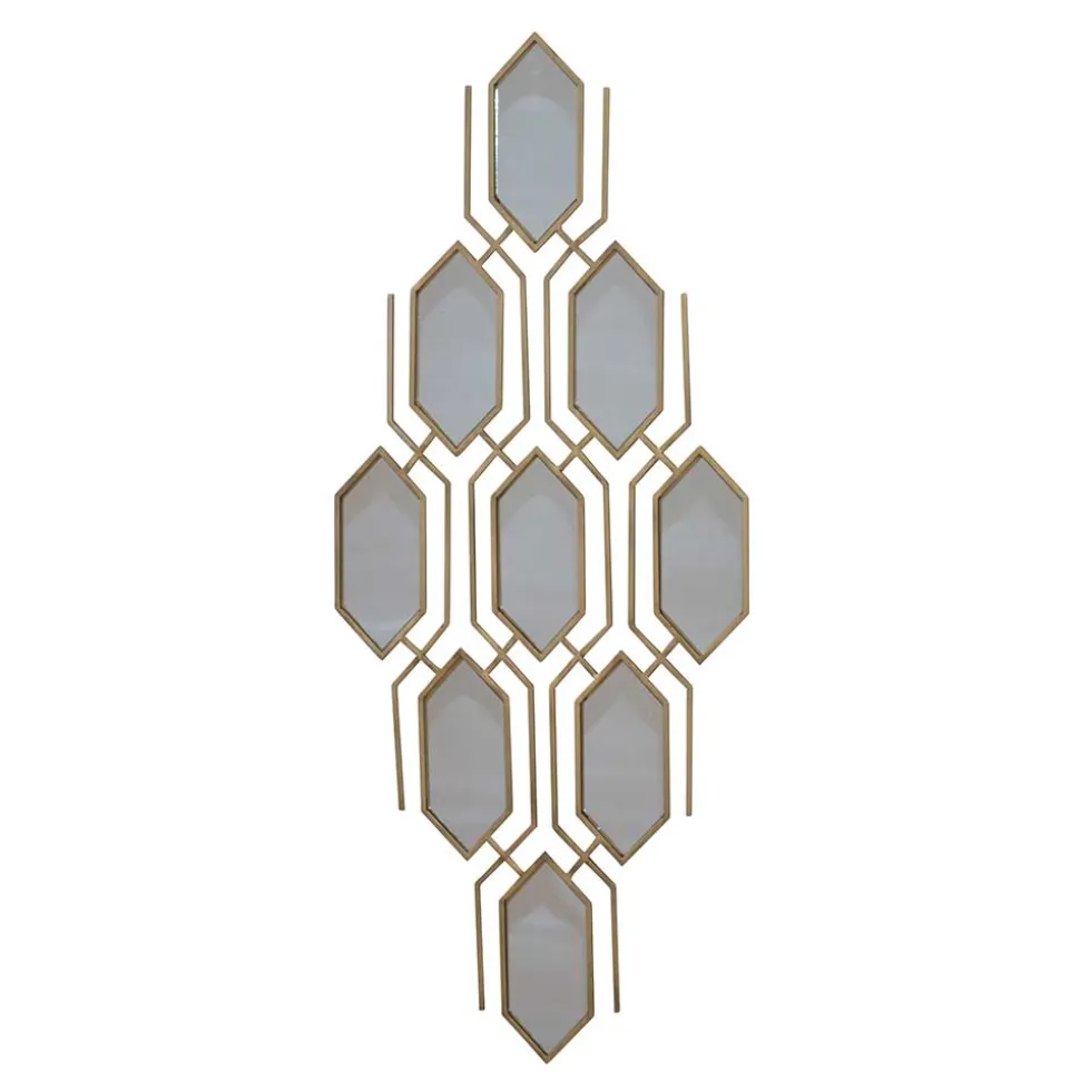 Wandspiegel Lyneka in Gold antik