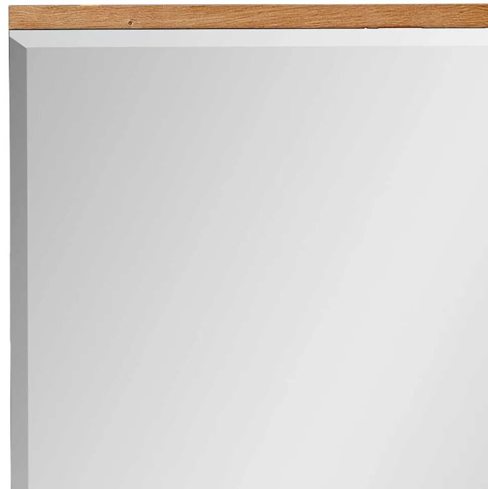 Wandspiegel mit Facettenschliff 80x85x3 cm - Symbrosia