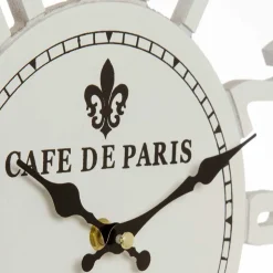 Wanduhr mit Kalender im Vintage Look - Rissino