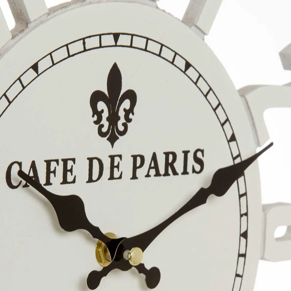 Wanduhr mit Kalender im Vintage Look - Rissino