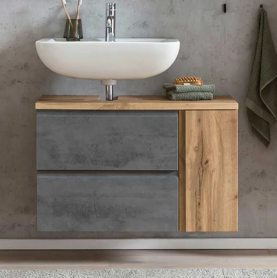 Waschbecken Badezimmerschrank stehend oder hängend - Mia