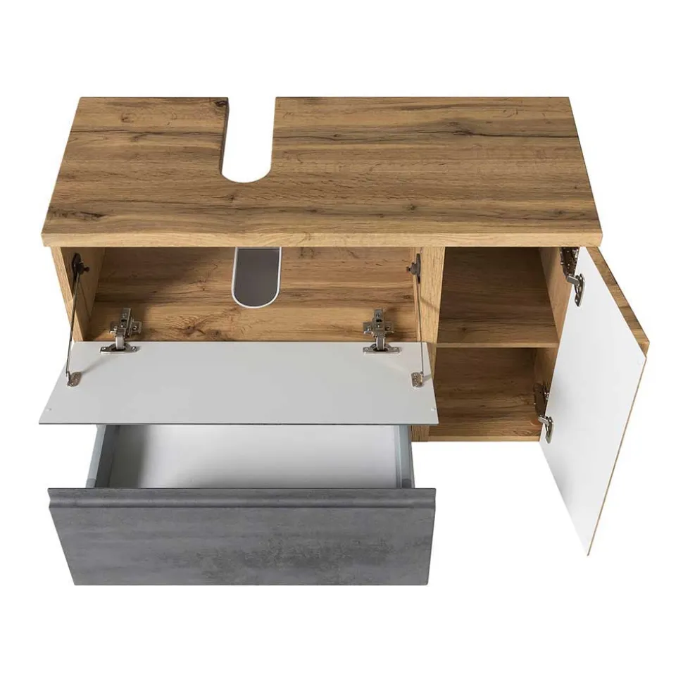 Waschbecken Badezimmerschrank stehend oder hängend - Mia