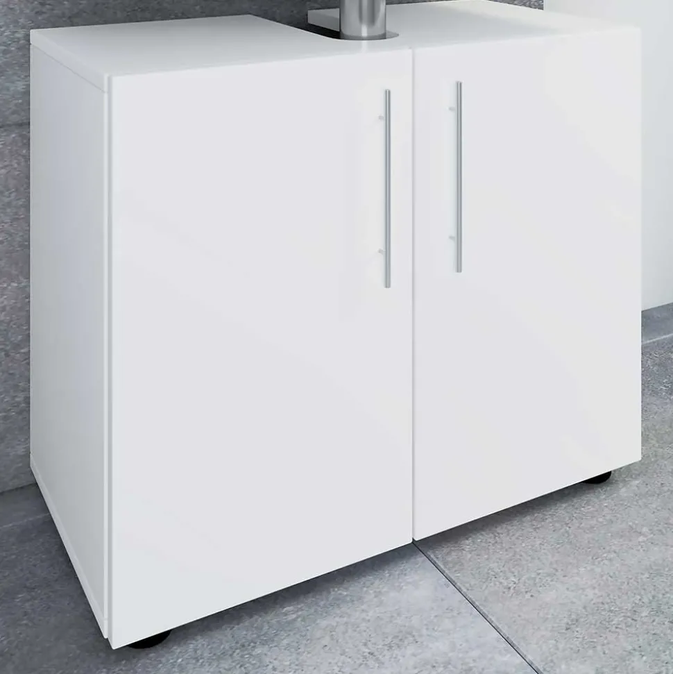 Waschbecken Badschrank mit Doppeltür - Sua