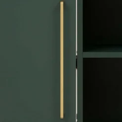 Waschbeckenschrank in Dunkelgrün & Gold - Aqua