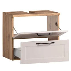 Waschbeckenschrank in Hellgrau - Trioto