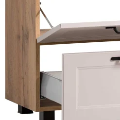 Waschbeckenschrank in Hellgrau - Trioto