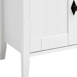 Waschbeckenschrank in Weiß & Kiefer Lauge - Sibiuta